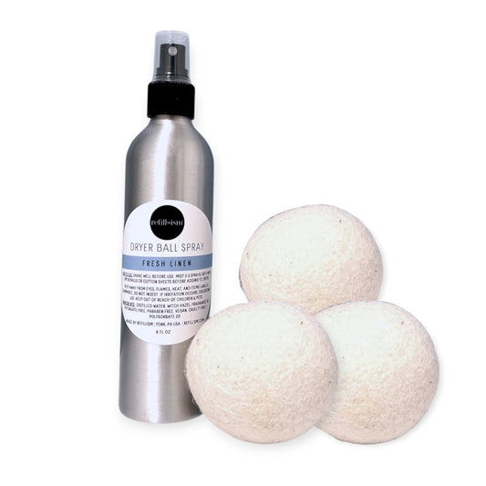 Fresh Laundry Duo | Wool Dryer Balls & Spray