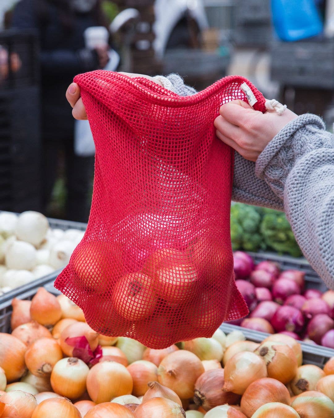 Mesh Reusable Produce Bag | Organic Cotton