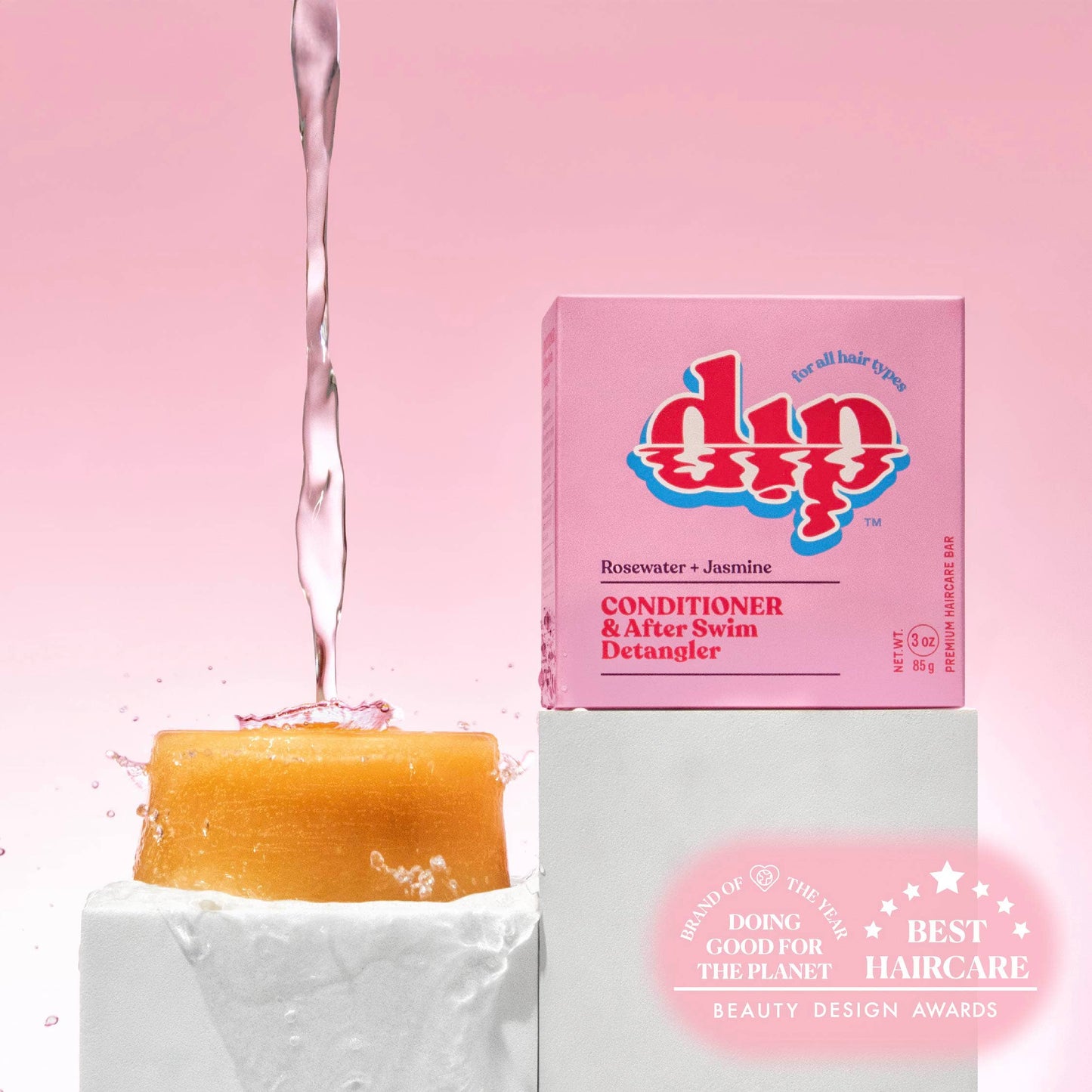 Dip Conditioner Bar & After Swim Detangler | Rosewater & Jasmine
