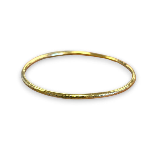 Brass Bangles | Handmade | Tangerine by C