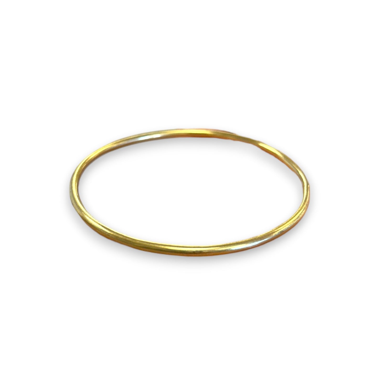 Brass Bangles | Handmade | Tangerine by C