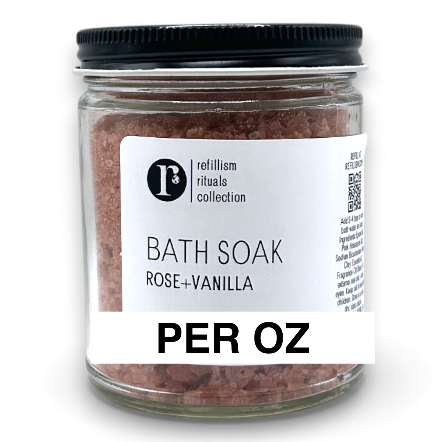 Bath Soak | Rose+Vanilla - Per Oz