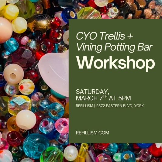3/7 - CYO Trellis + Vining Potting Bar Workshop