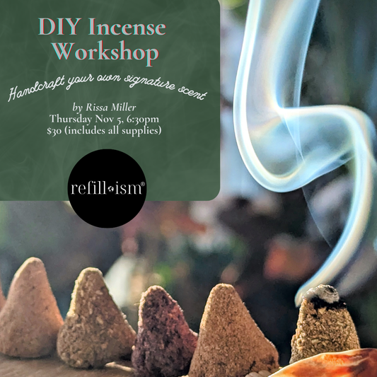 11/5 - DIY Cone Incense with Rissa Miller