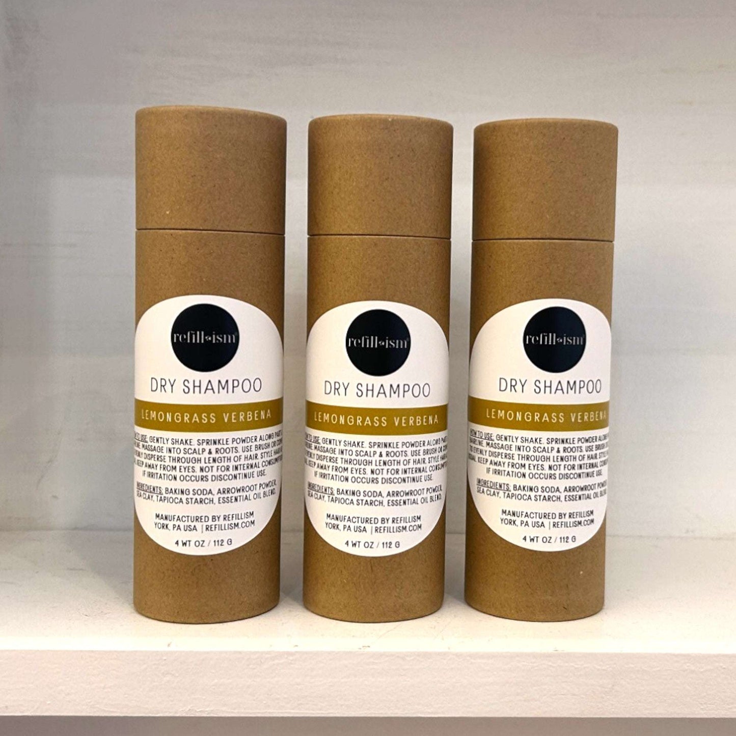 Dry Shampoo | Lemongrass Verbena | 4oz Shaker