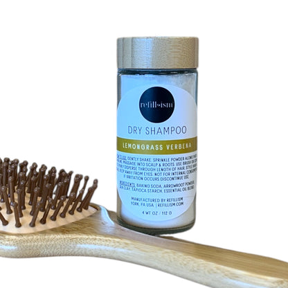 Dry Shampoo | Lemongrass Verbena | Glass Shaker