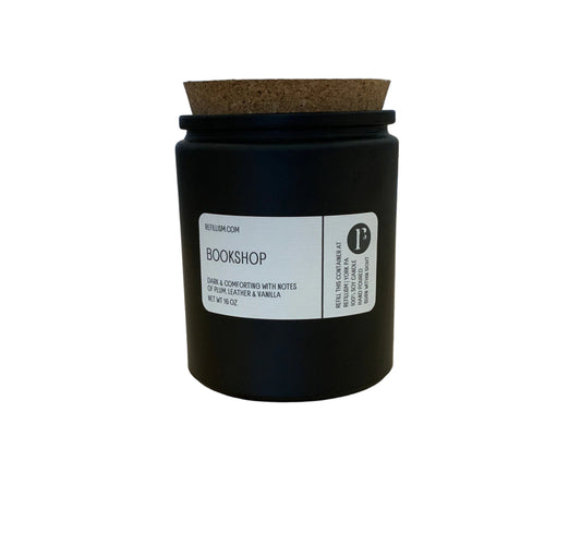 Candle | 16oz | Soy Wax | Black glass
