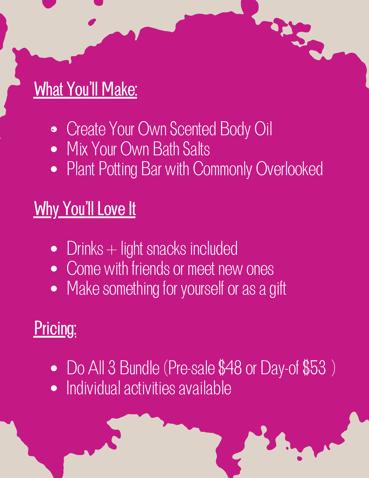 Galentine's Day Night at Refillism