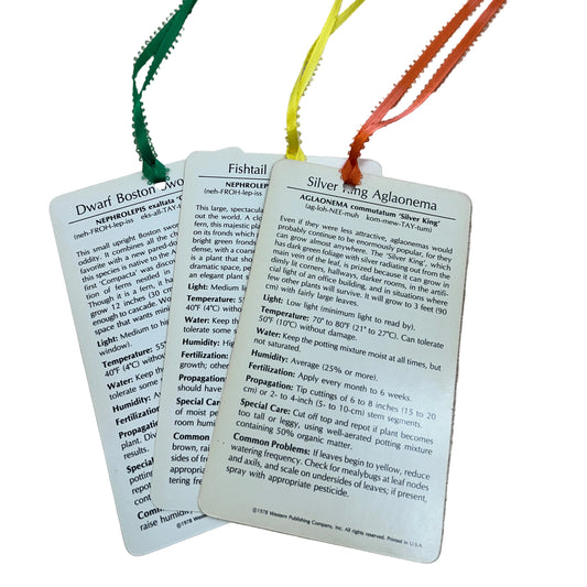 Plant Card Bookmarks