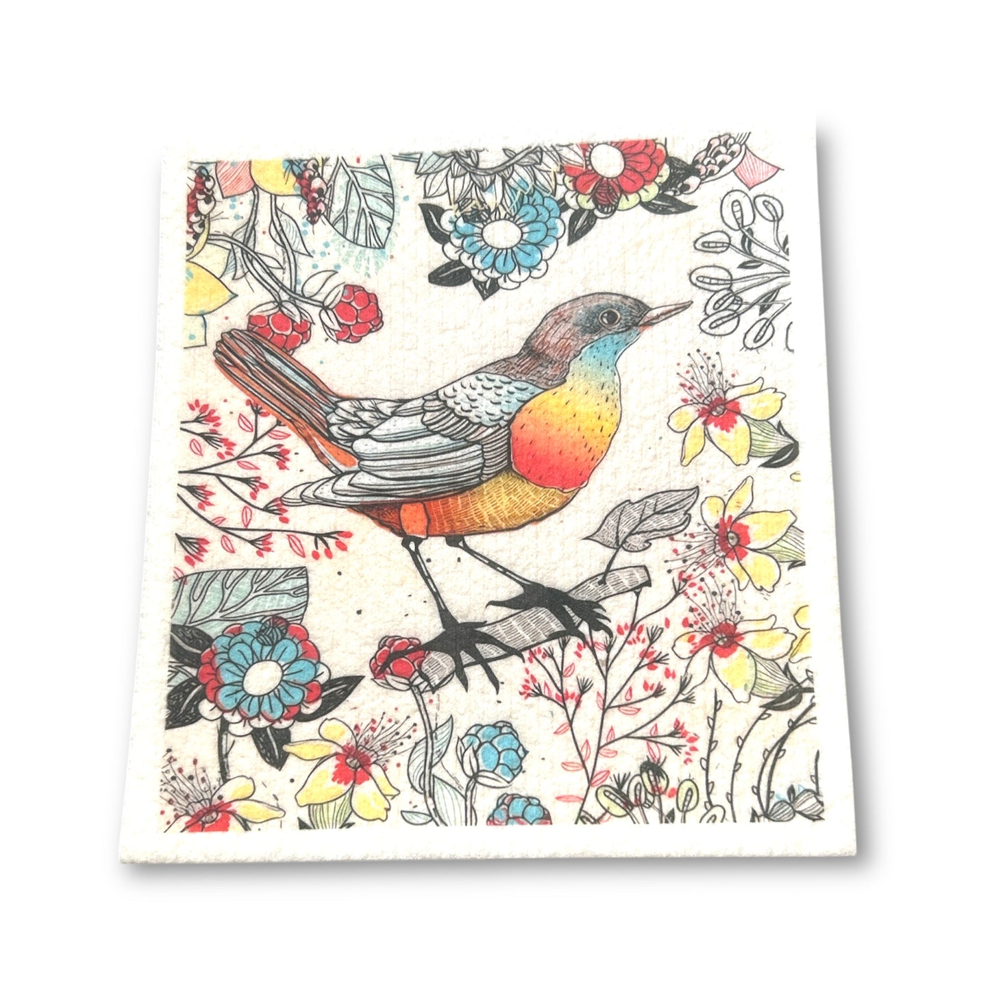 Swedish Dishcloth | Chickens & Birds | Fun Eco-Friendly Kitchen Cleaning
