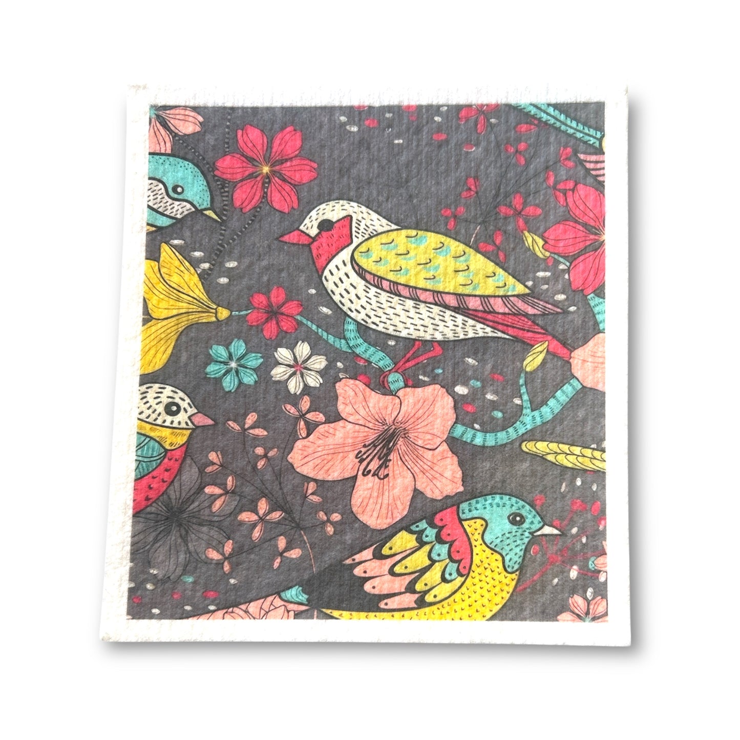Swedish Dishcloth | Chickens & Birds | Fun Eco-Friendly Kitchen Cleaning