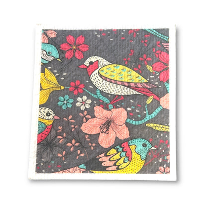 Swedish Dishcloth | Chickens & Birds | Fun Eco-Friendly Kitchen Cleaning