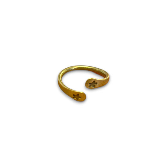 Brass Rings | Handmade | Tangerine by C
