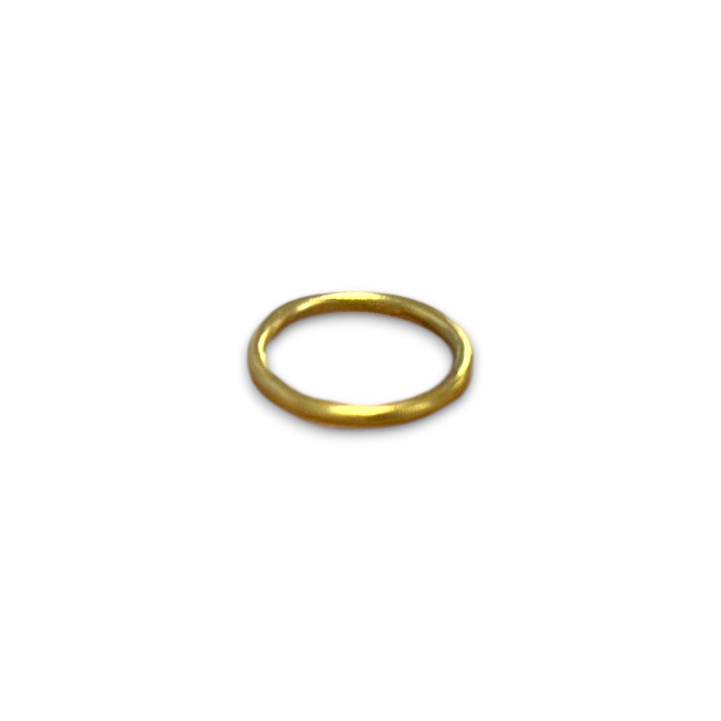 Brass Rings | Handmade | Tangerine by C