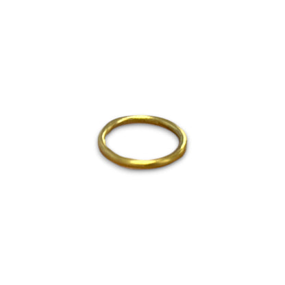 Brass Rings | Handmade | Tangerine by C
