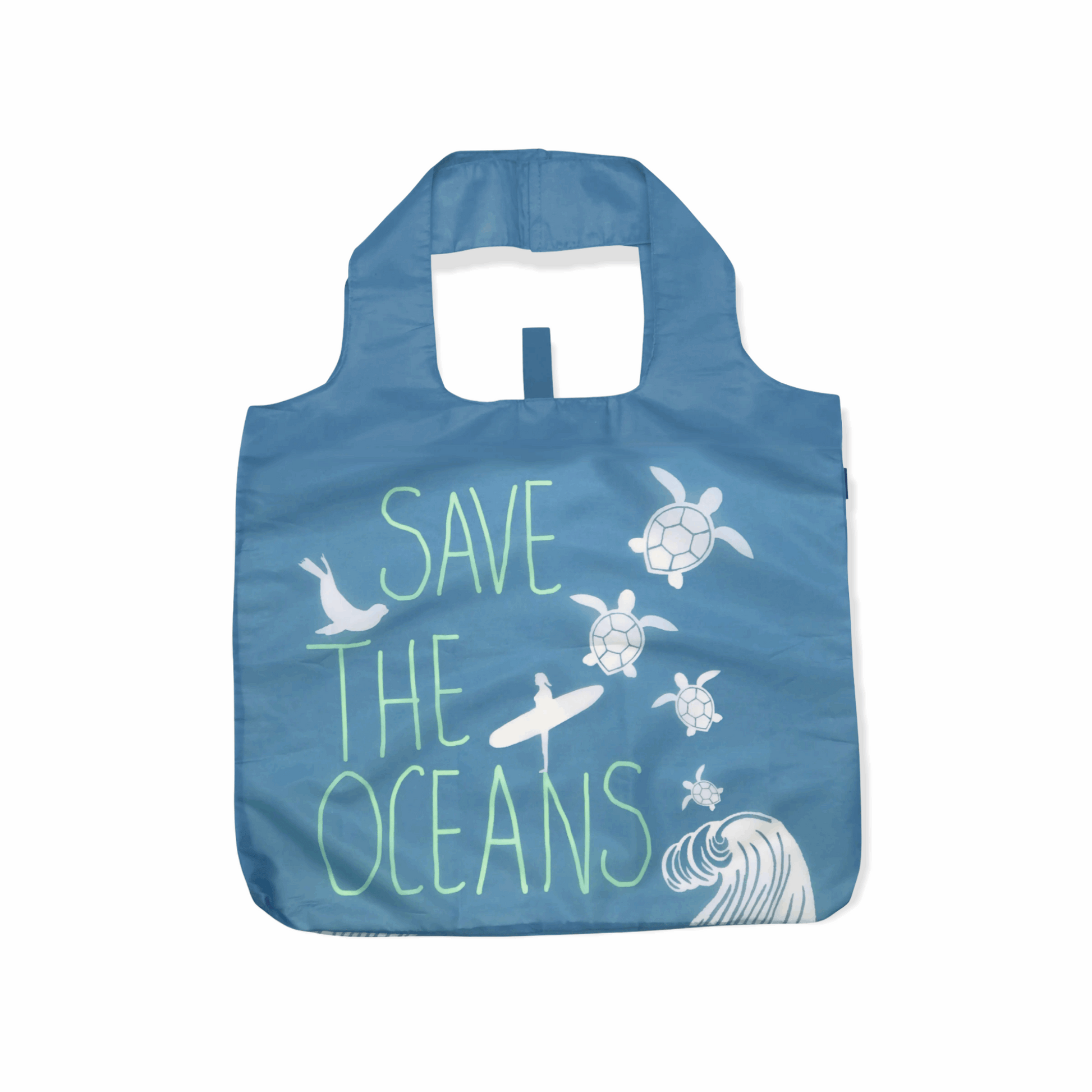 Tote | SAVE THE OCEANS 'Blu Bag' Reusable Shopping - Refillism