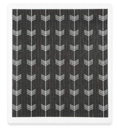 Swedish Dishcloth | Black & White | Fun Eco-Friendly Kitchen Cleaning