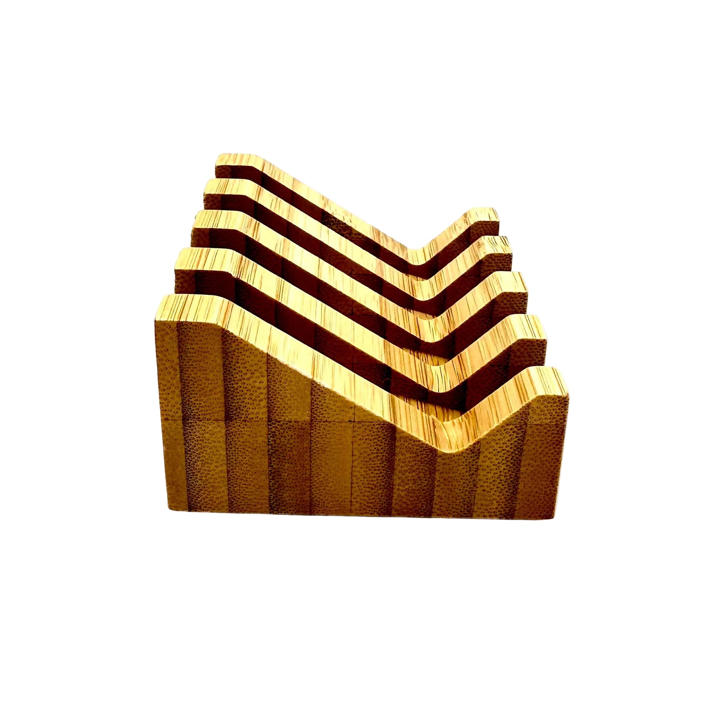 Slanted Wooden Soap Dish