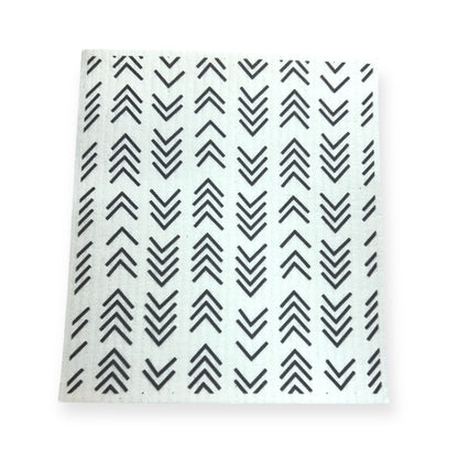 Swedish Dishcloth | Black & White | Fun Eco-Friendly Kitchen Cleaning