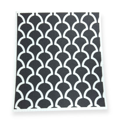 Swedish Dishcloth | Black & White | Fun Eco-Friendly Kitchen Cleaning