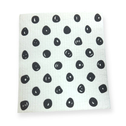 Swedish Dishcloth | Black & White | Fun Eco-Friendly Kitchen Cleaning