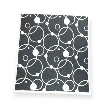 Swedish Dishcloth | Black & White | Fun Eco-Friendly Kitchen Cleaning