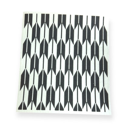 Swedish Dishcloth | Black & White | Fun Eco-Friendly Kitchen Cleaning