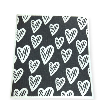 Swedish Dishcloth | Black & White | Fun Eco-Friendly Kitchen Cleaning