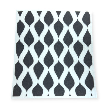 Swedish Dishcloth | Black & White | Fun Eco-Friendly Kitchen Cleaning