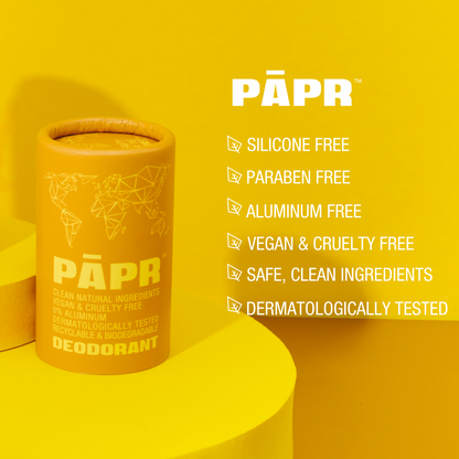 PAPR Natural Deodorant | Aluminum Free & Plastic Free