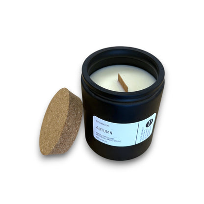 Candle | 16oz | Soy Wax | Black glass