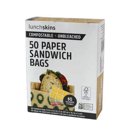 Compostable Paper Sandwich Bags