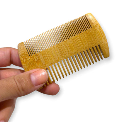 Bamboo Beard Comb | Pocket Hair Comb - Personal Care