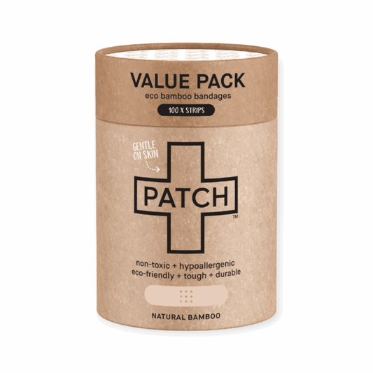 Bandages | PATCH 100 Natural Bamboo | Value Pack - Personal Care