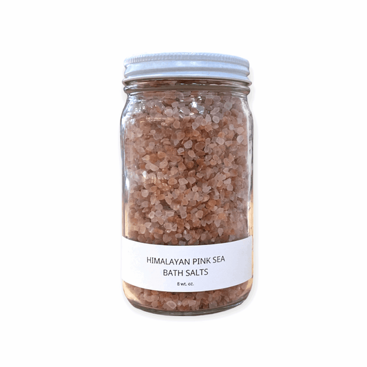 Bath Salts | Himalayan Pink Sea Salt | 8oz - Personal Care