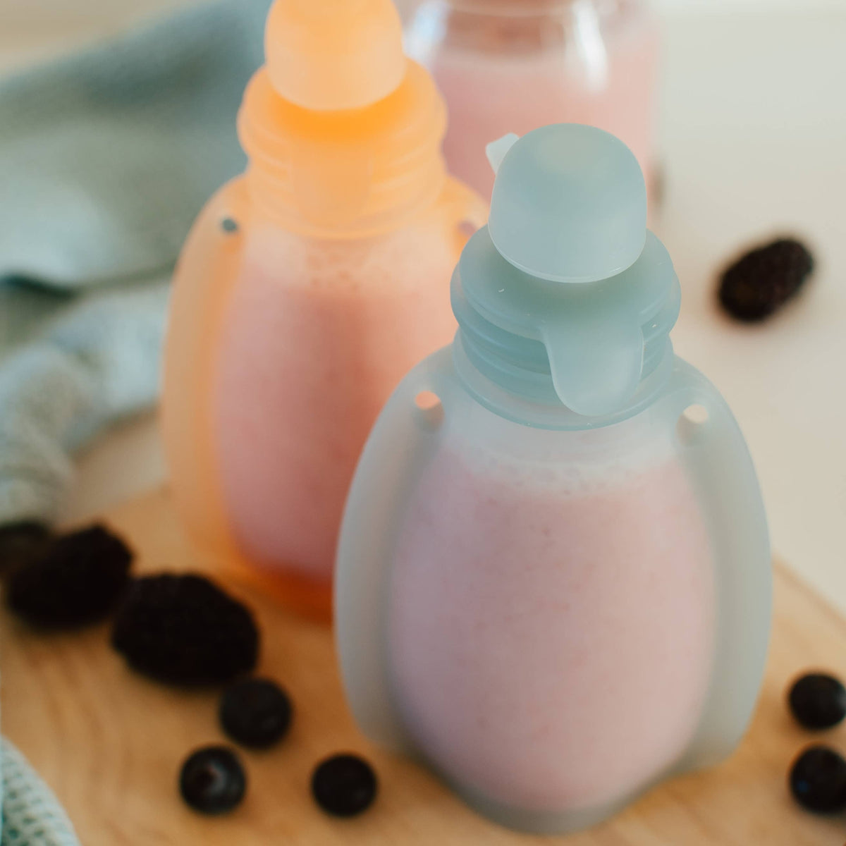 Reusable Silicone Squeeze Pouch | 4 oz