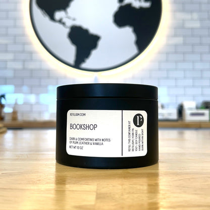 Candle | 12oz | Soy Wax | Black Metal Tin