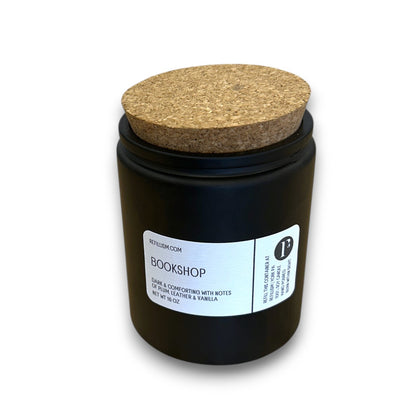 Candle | 16oz | Soy Wax | Black glass