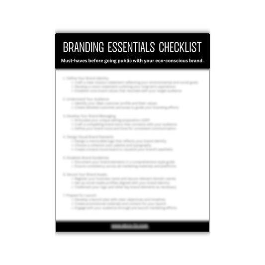 Branding Essentials Checklist - Digital Products