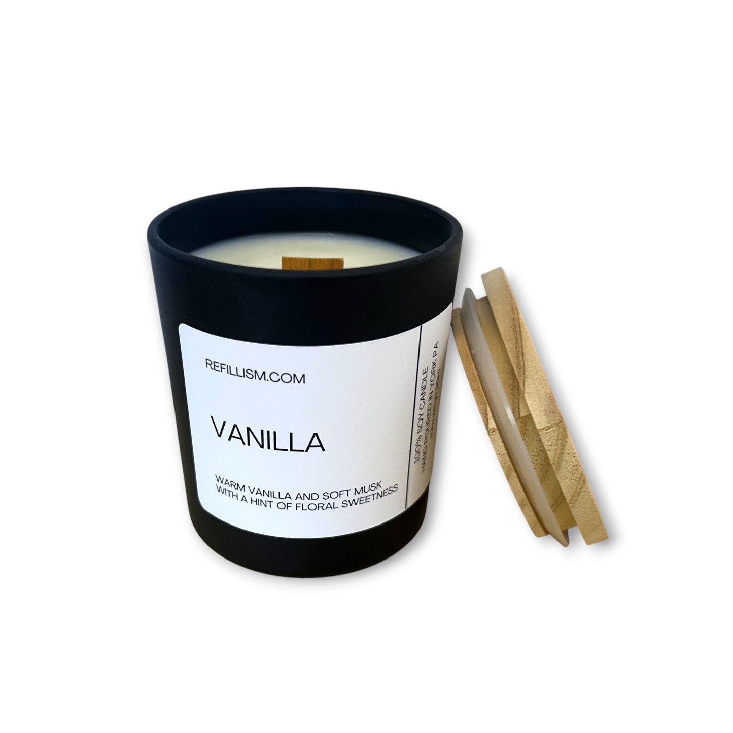 Candle | Vanilla | 8oz | Soy Wax