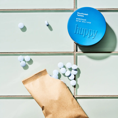 Huppy Mouthwash Tablets | Refill | 124ct