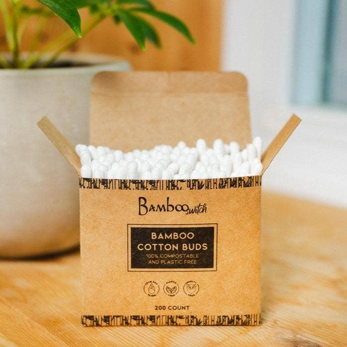 Cotton Ear Buds | Bamboo | 200ct | Ear Swabs - Personal Care
