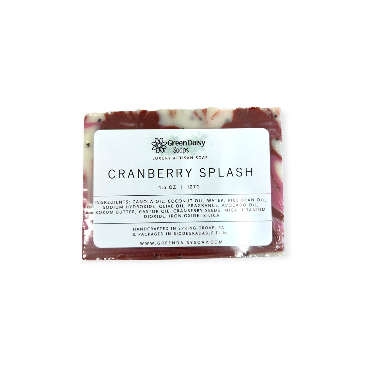 Holiday Scent Bar Soap | Luxury Artisan Soap | Green Daisy Soaps