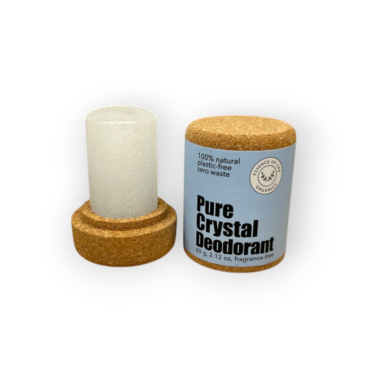 Eco-friendly roll-on mineral deodorant stick, free from toxins and plastic waste.