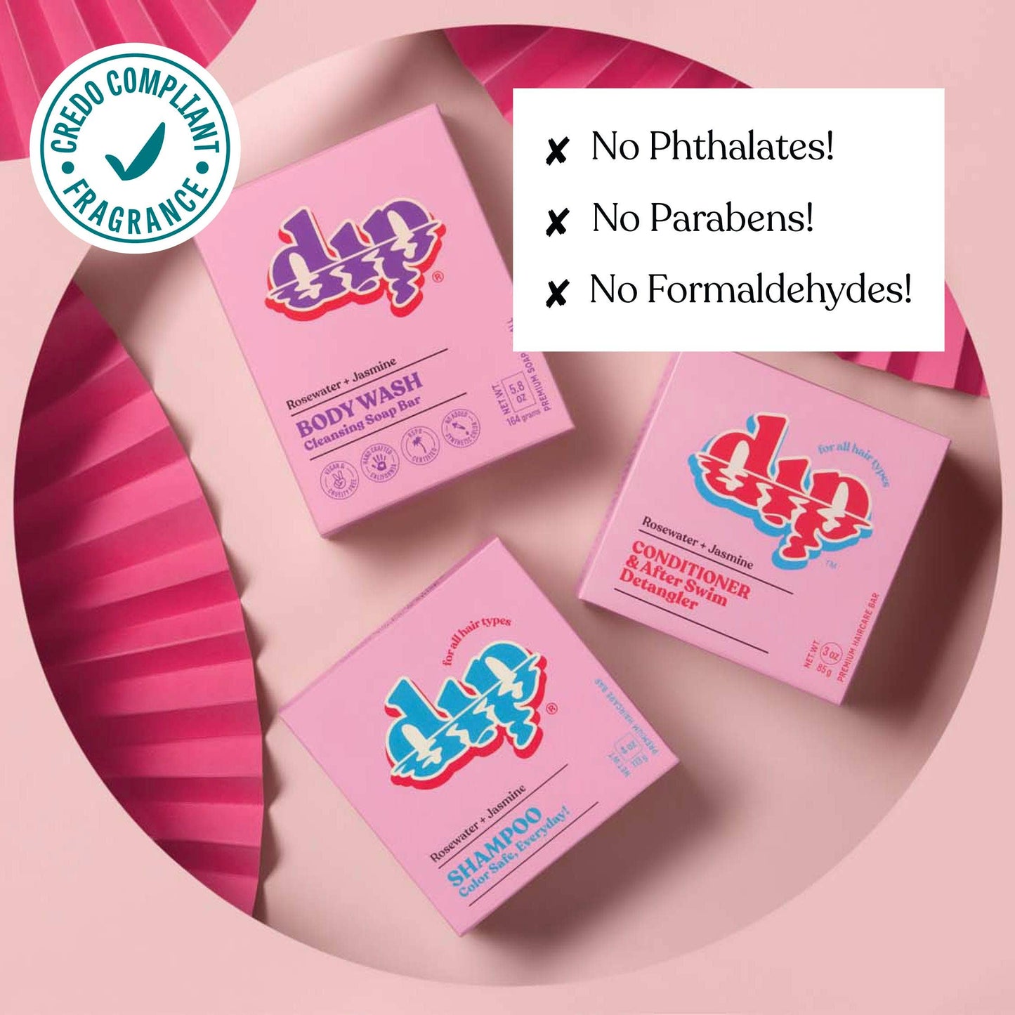 Dip Shampoo Bar | Rosewater & Jasmine