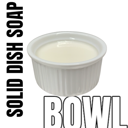 Castile Solid | Dish Soap Bowl | Orange