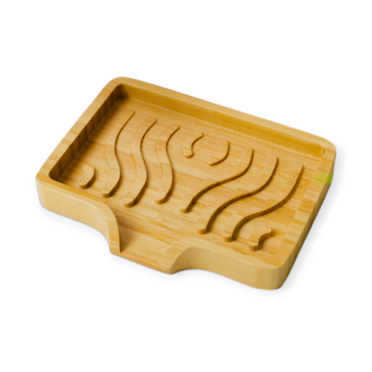 Soap Dish | Wavy Lift | Bamboo