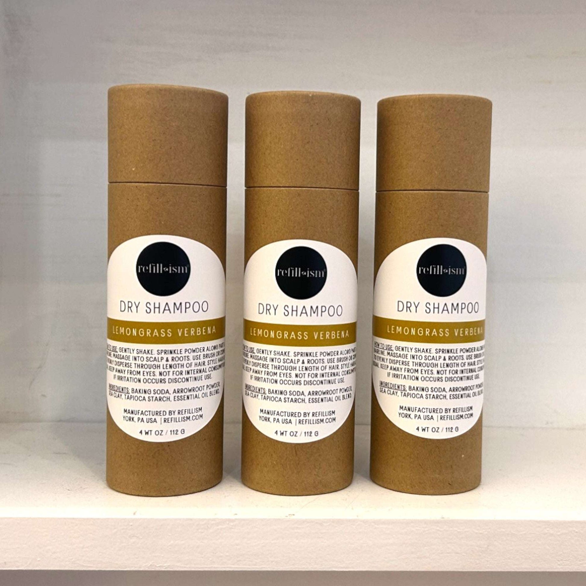 Dry Shampoo | Lemongrass Verbena | 4oz Shaker - Personal Care