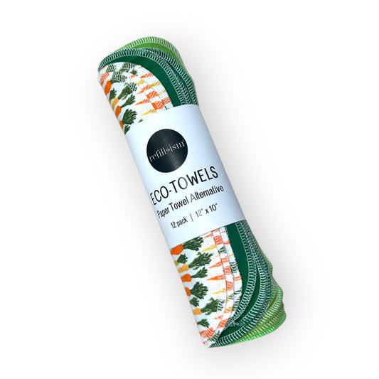 Eco - Towels | Paper Towel Alternative | 12pk | Holiday - Other Eco - Goods