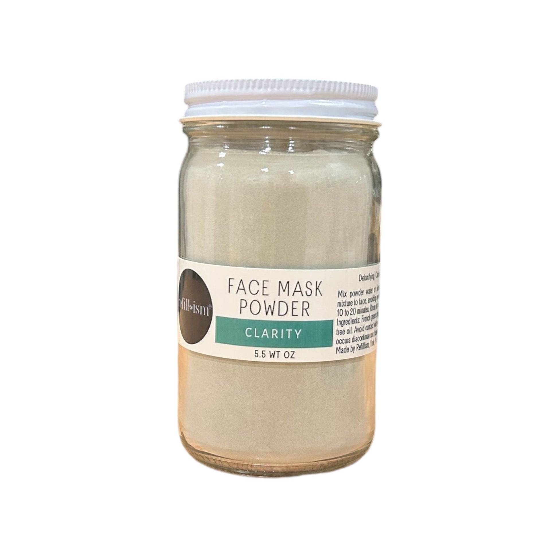 Face Mask Powder | Clarity | 5.5oz Jar - Personal Care